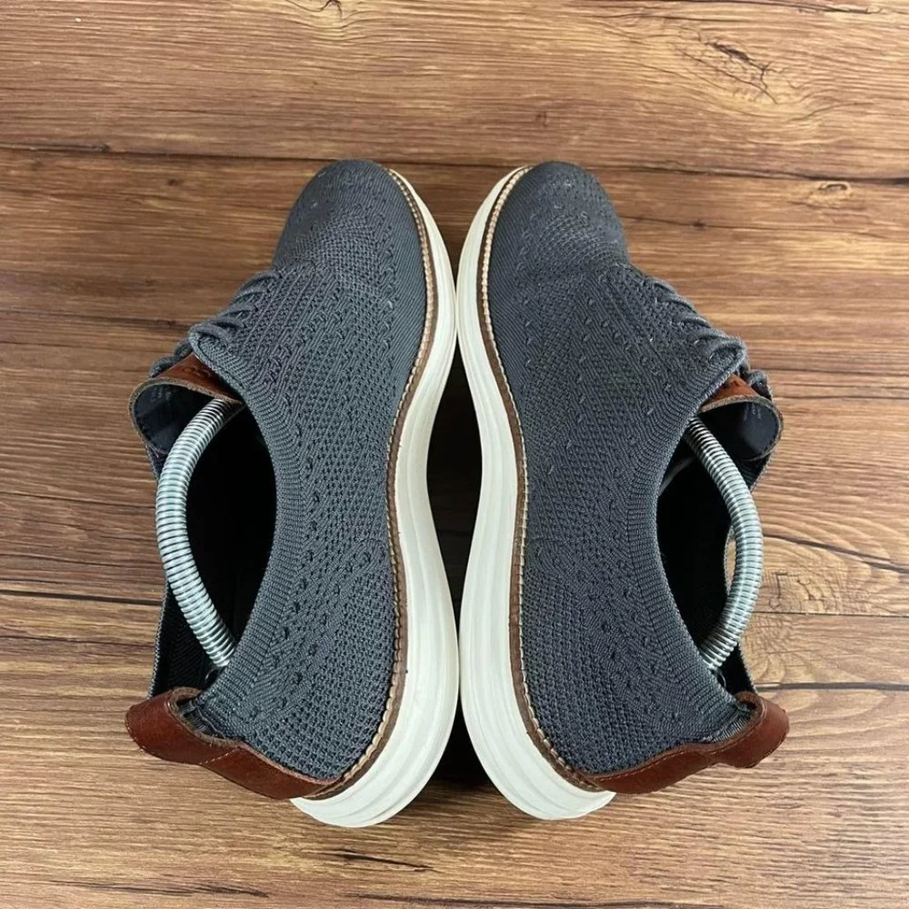 Cole Haan Original Grand Knit Wingtip Sneakers Men’s Size 9.5 Gray_3
